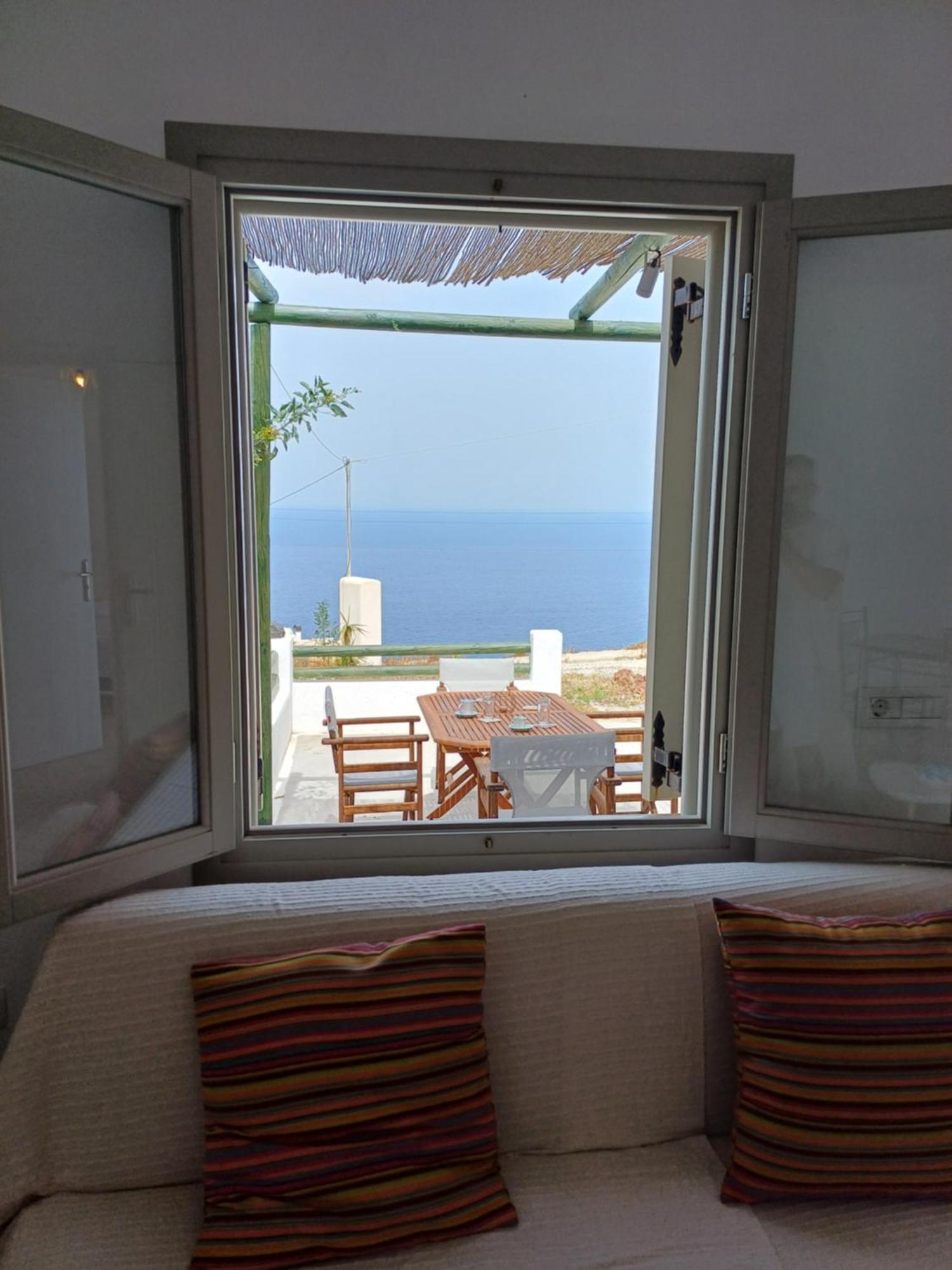 'Irene' Cycladic House With Sunrise And Sea View! Foinikiá Exterior foto