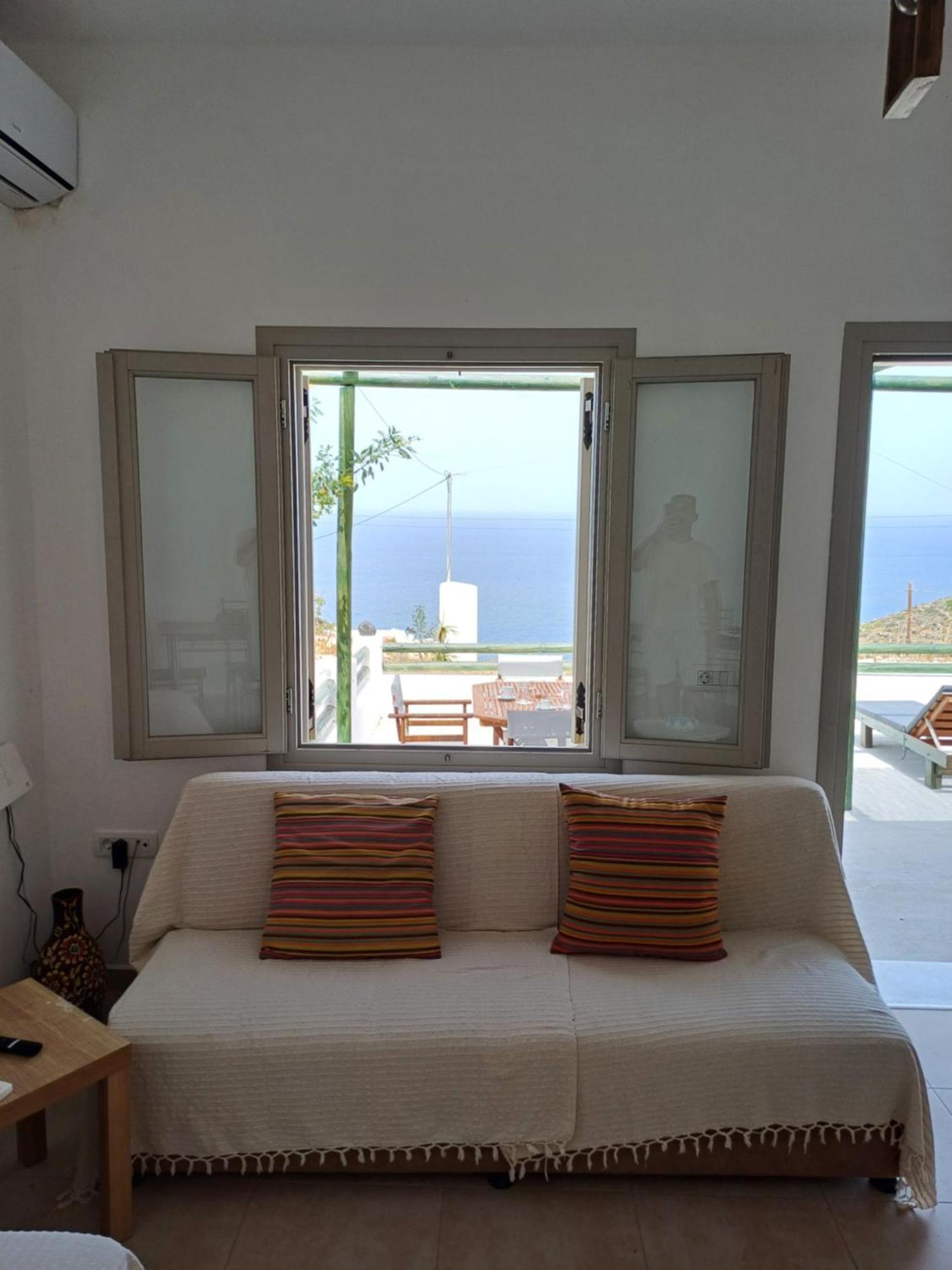 'Irene' Cycladic House With Sunrise And Sea View! Foinikiá Exterior foto