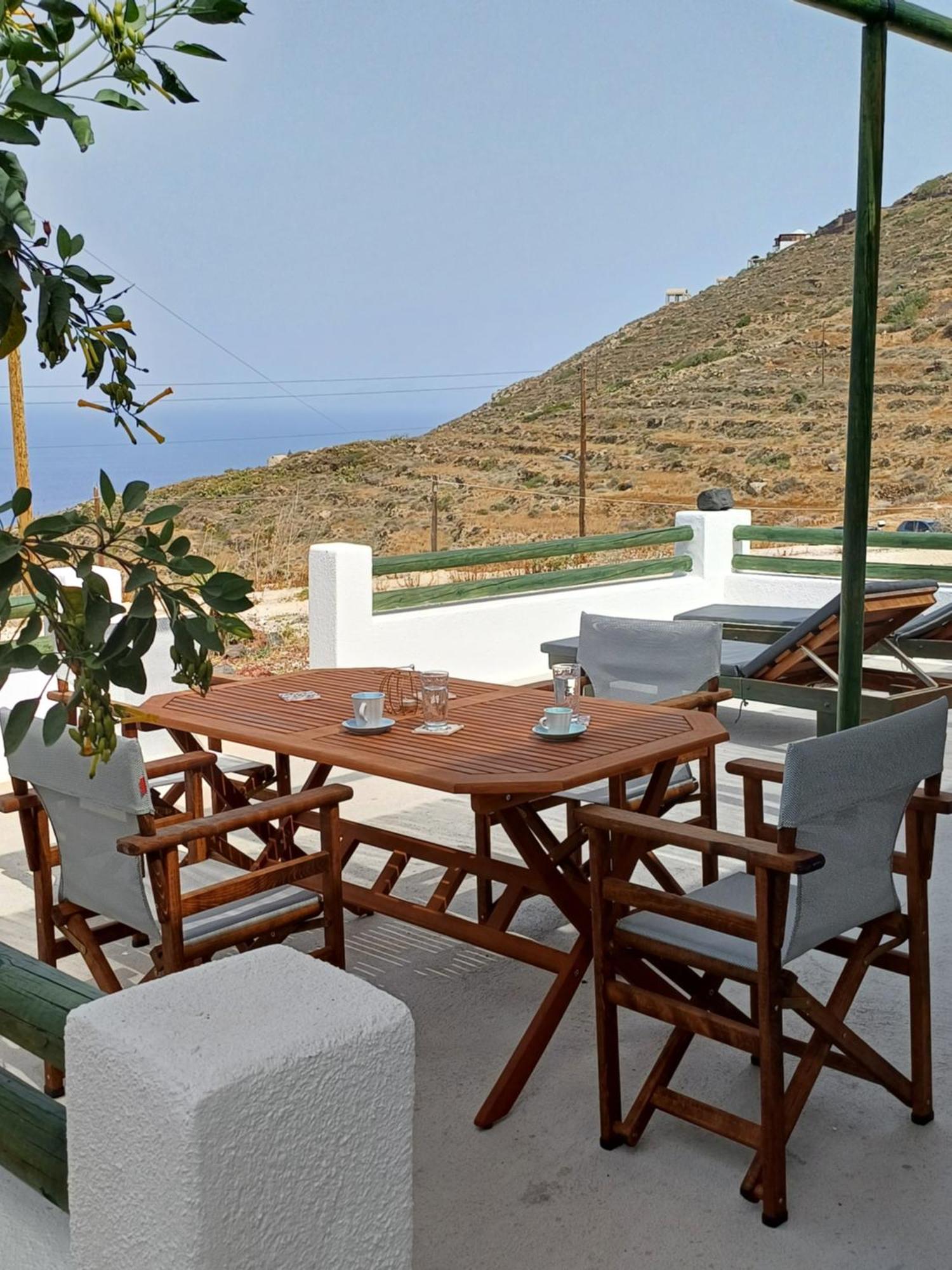 'Irene' Cycladic House With Sunrise And Sea View! Foinikiá Exterior foto